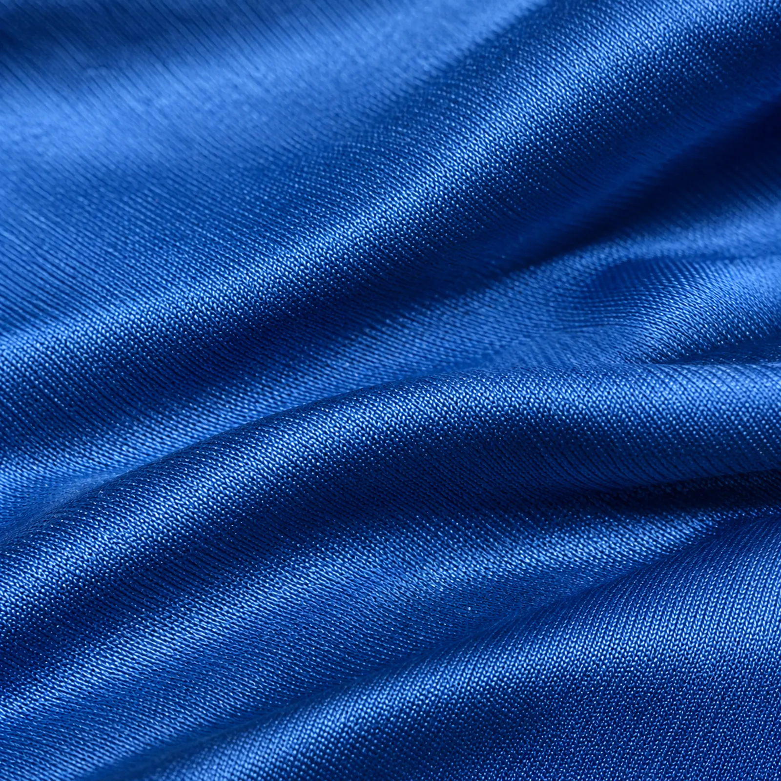 Polyester satin close-up