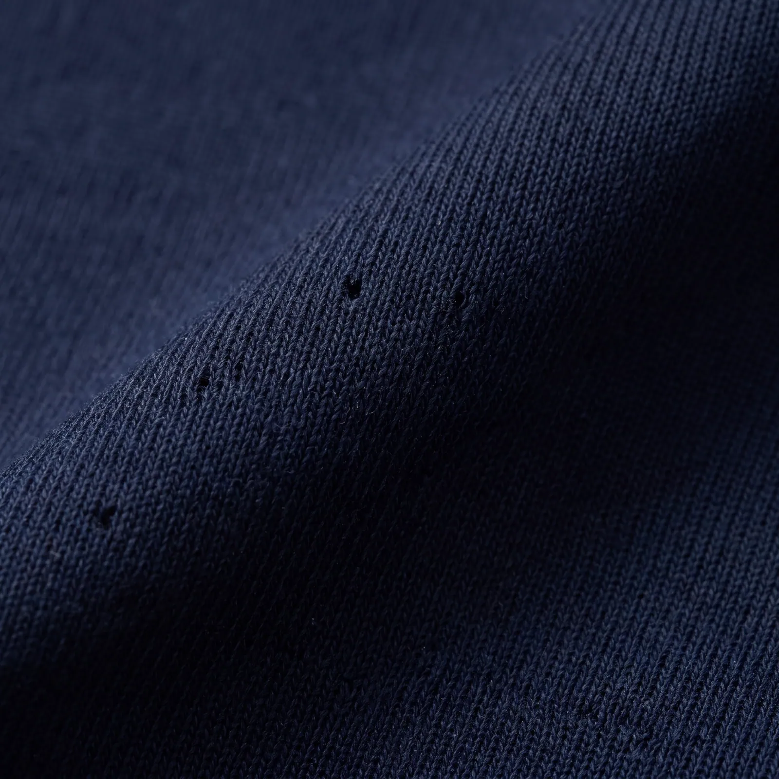 Pinstripe interlock close-up