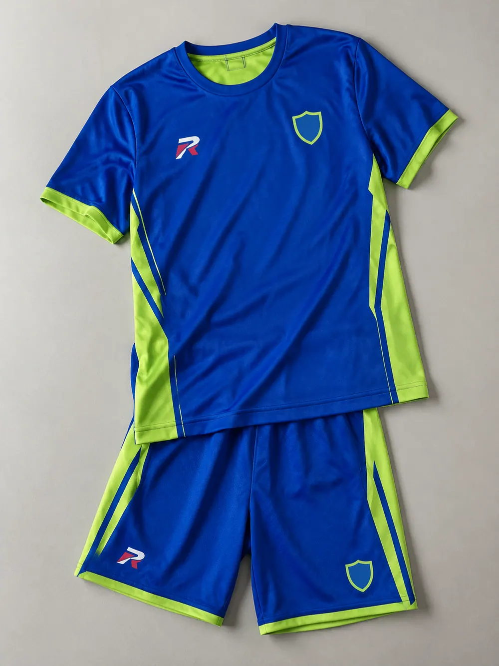 Shooting shirt over the uniform, flat lay