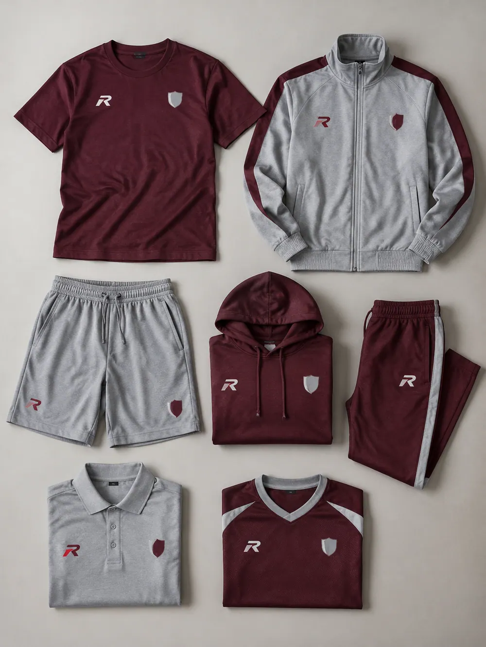 QC table, flat lay