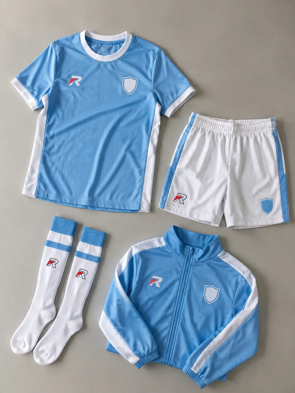 Crest close-up, flat lay