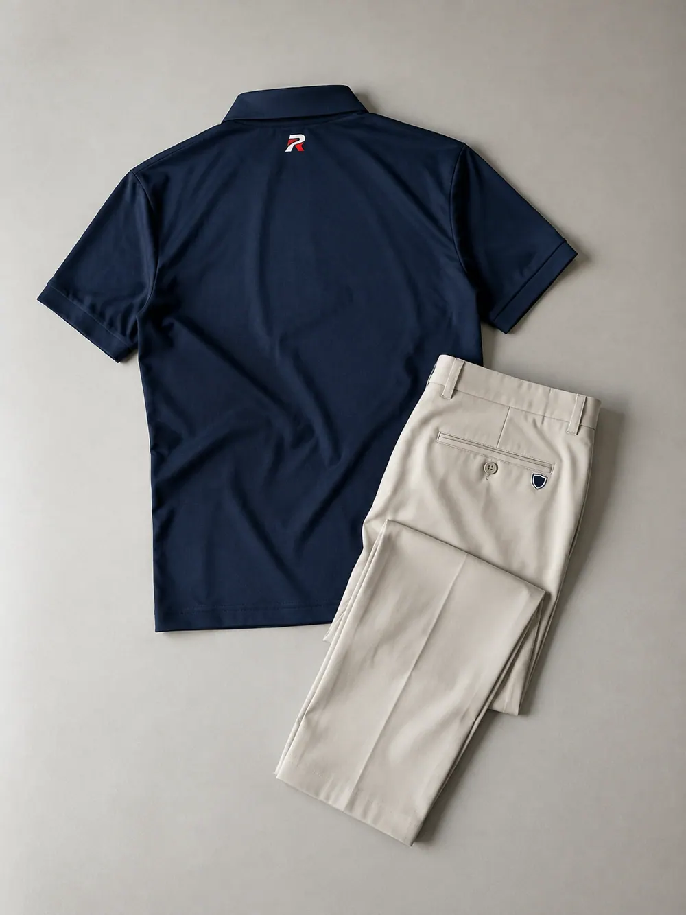 Laid flat, back, flat lay