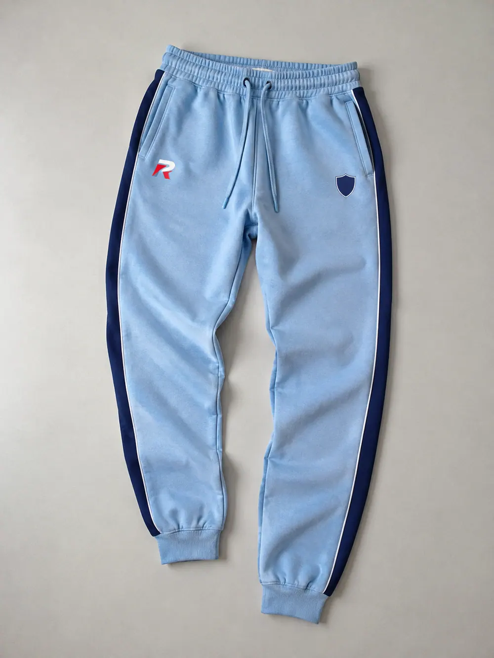 Joggers on their own, flat lay