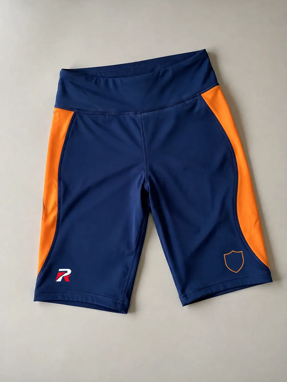 Bike shorts, flat lay