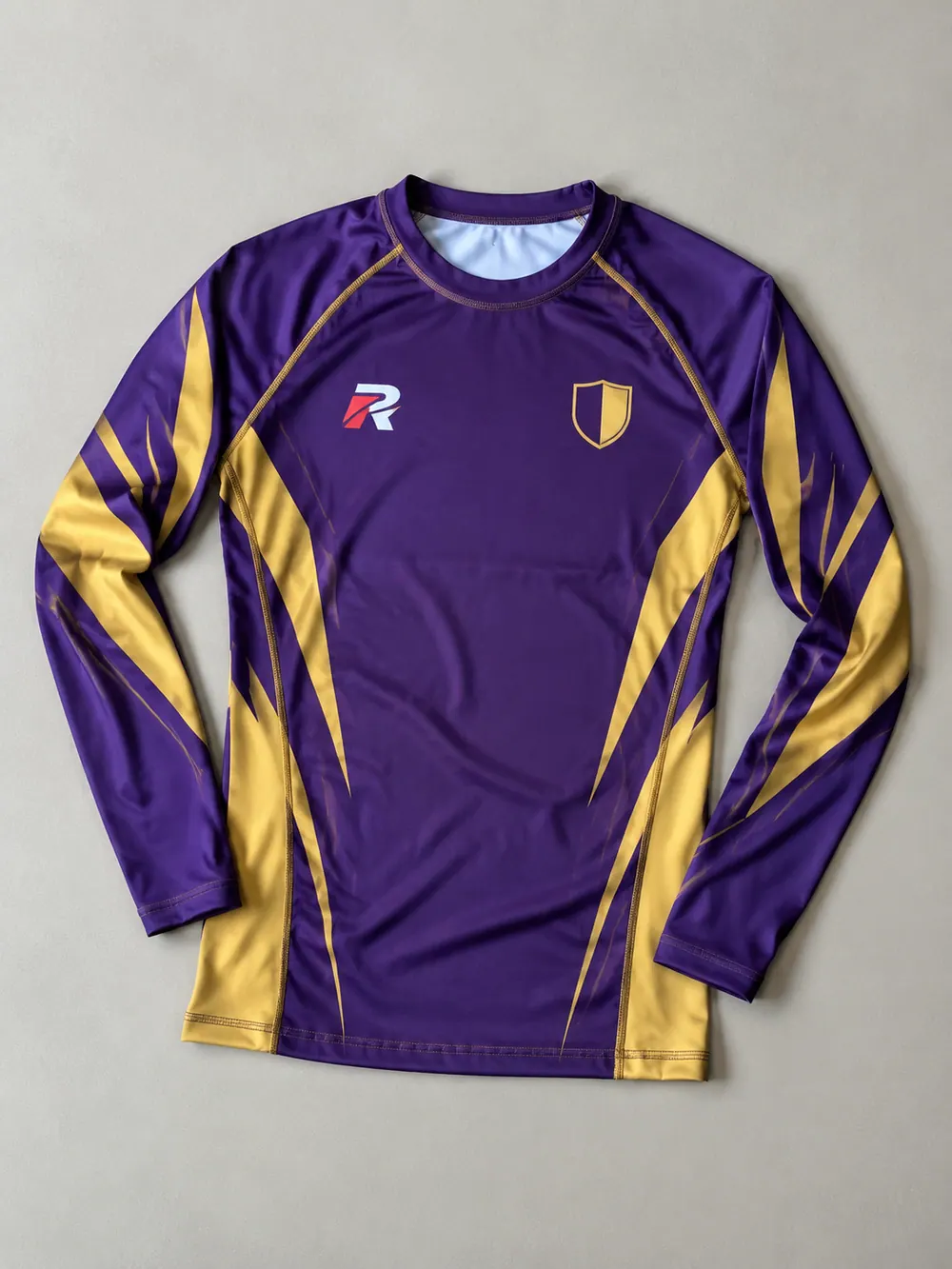 Long-sleeve rash guard, sublimated