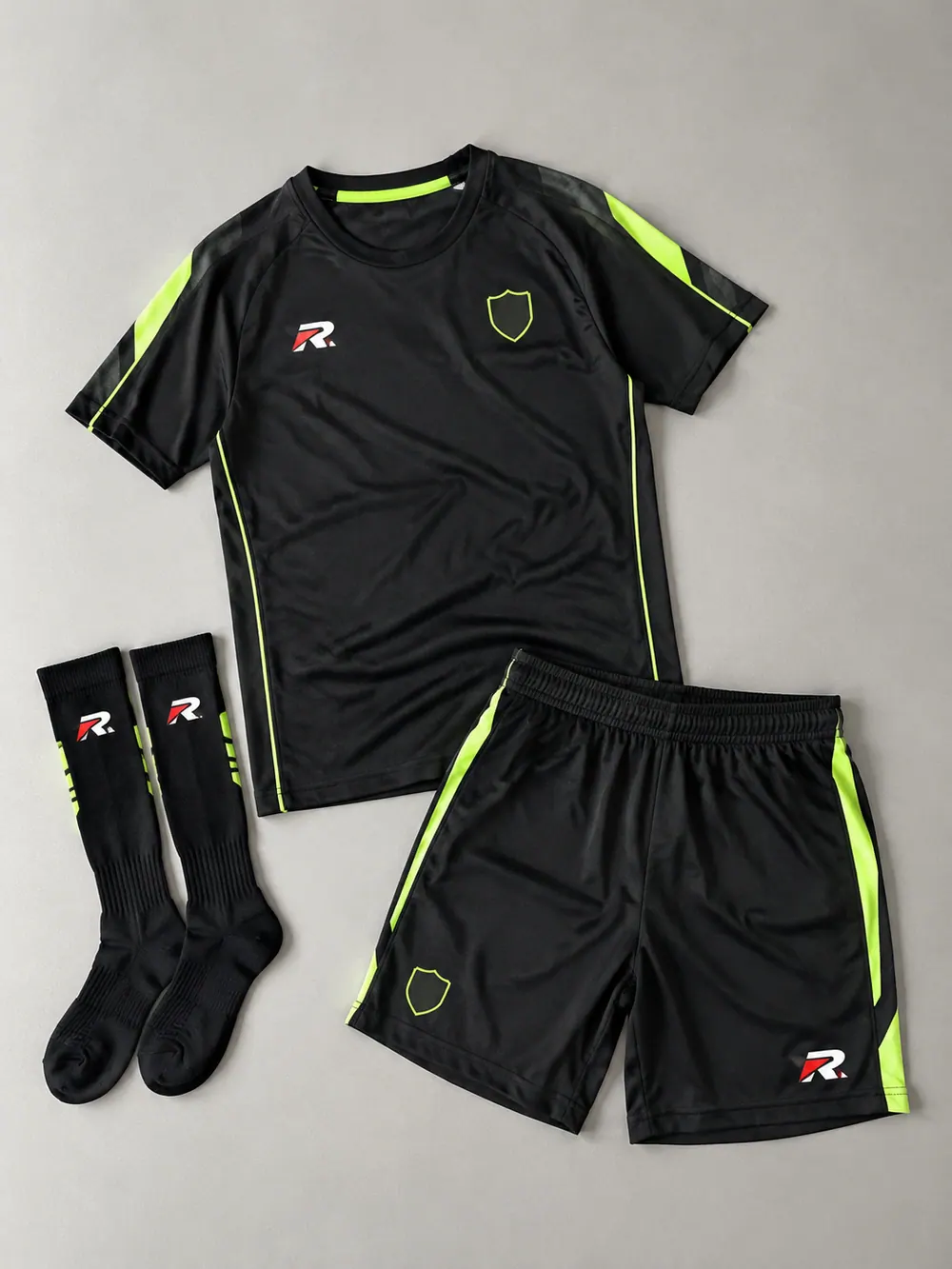 Black/neon set