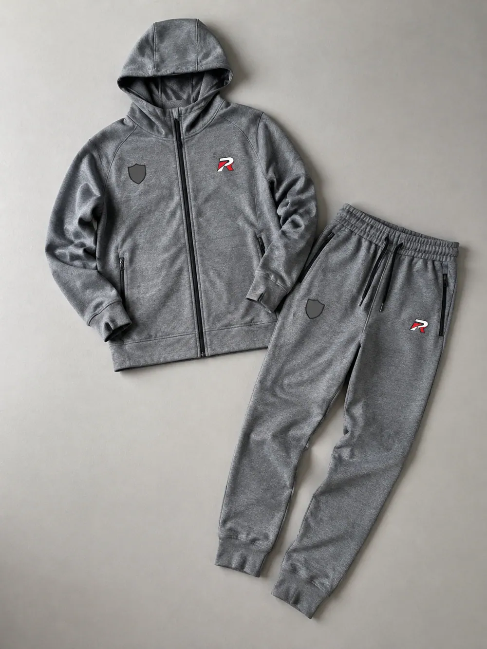 Grey co-ord, flat lay