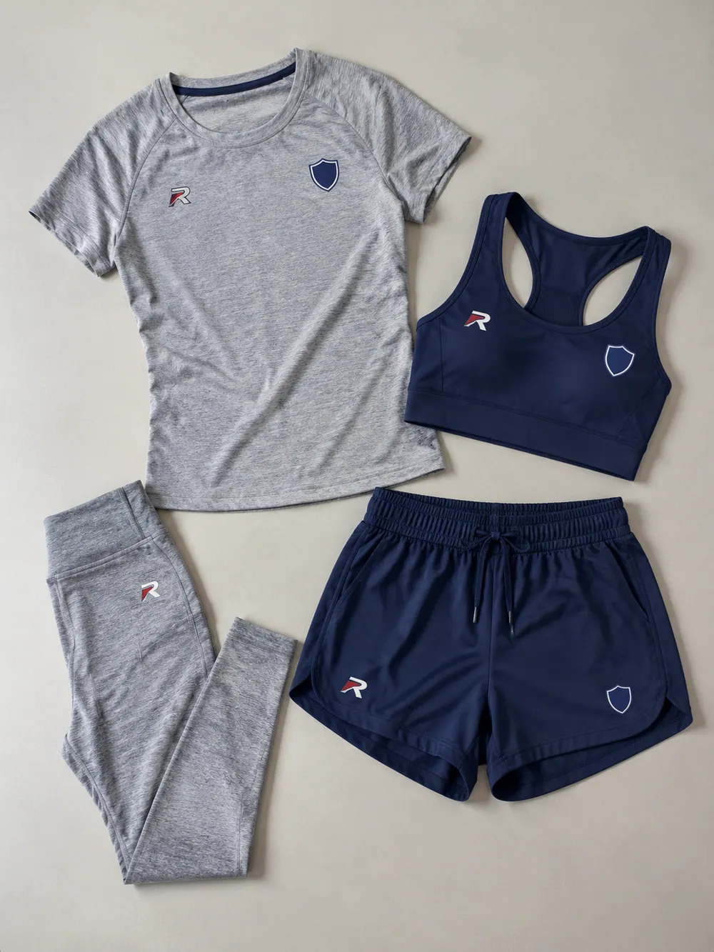Women’s set, flat lay