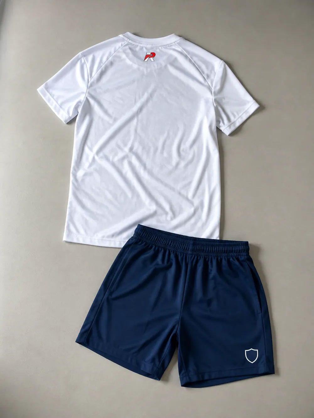 Laid flat, back, flat lay